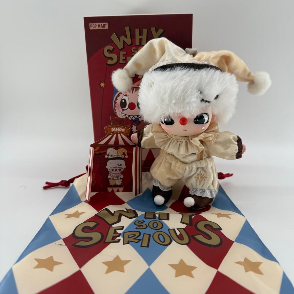 Authentic WHY SO SERIOUS Series Plush Doll New PRESALE Lumino Feast Labubu US